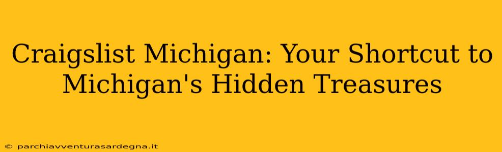 Craigslist Michigan: Your Shortcut to Michigan's Hidden Treasures