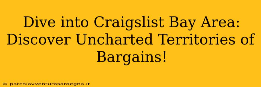 Dive into Craigslist Bay Area: Discover Uncharted Territories of Bargains!