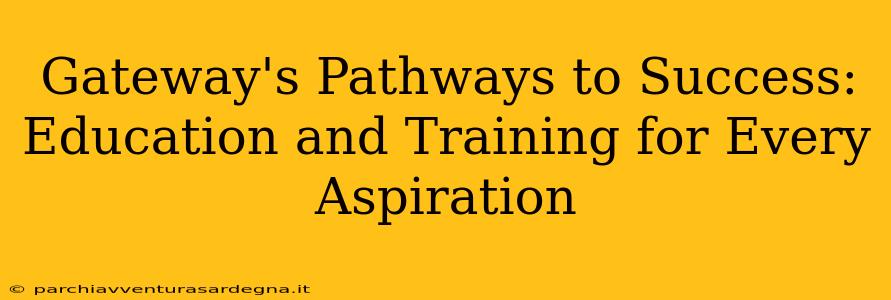 Gateway's Pathways to Success: Education and Training for Every Aspiration