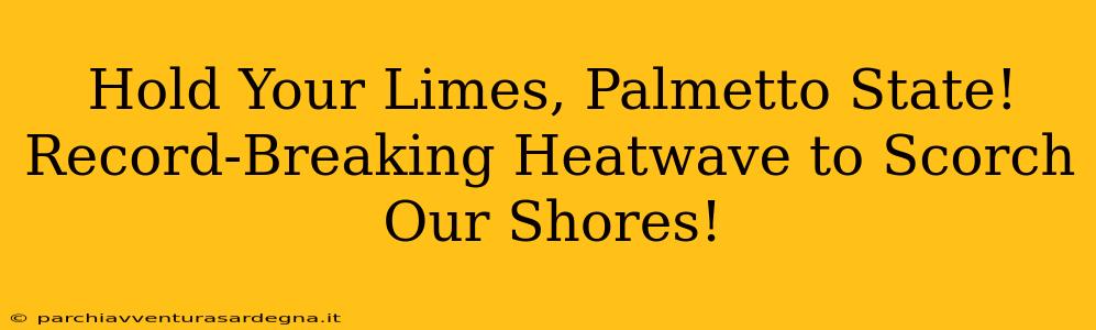 Hold Your Limes, Palmetto State! Record-Breaking Heatwave to Scorch Our Shores!