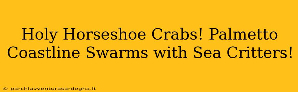 Holy Horseshoe Crabs! Palmetto Coastline Swarms with Sea Critters!