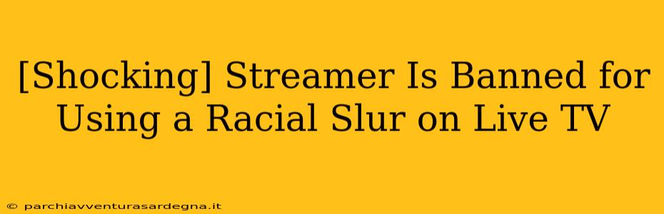 [Shocking] Streamer Is Banned for Using a Racial Slur on Live TV