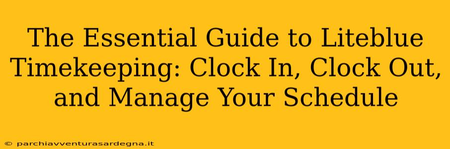 The Essential Guide to Liteblue Timekeeping: Clock In, Clock Out, and Manage Your Schedule