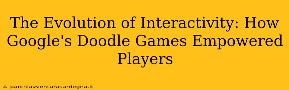 The Evolution of Interactivity: How Google's Doodle Games Empowered Players