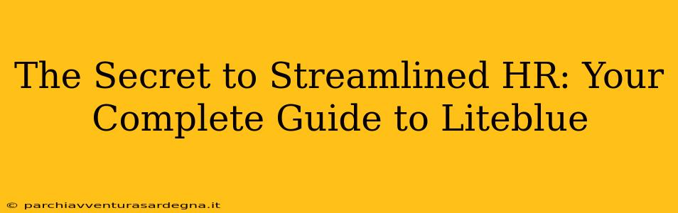 The Secret to Streamlined HR: Your Complete Guide to Liteblue