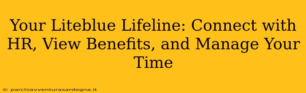 Your Liteblue Lifeline: Connect with HR, View Benefits, and Manage Your Time