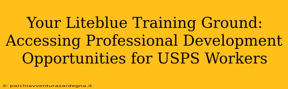 Your Liteblue Training Ground: Accessing Professional Development Opportunities for USPS Workers